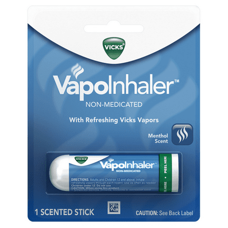 Vicks VapoInhaler Portable Nasal Inhaler, 1 Ct (Pack of 24)