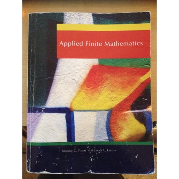 Pre-Owned APPLIED FINITE MATHEMATICS >CUSTOM< (Paperback) 0495839604 9780495839606
