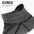 thumbnail image 4 of COOPLUS Mens 10 Pairs Low Cut Ankle Athletic Socks Cushioned Breathable Tab Sports Work Socks, 4 of 8