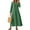 09# Green, variant on YDDIAN Winter Dresses for Women 2025 Plus Size V Neck Lightweight Midi Dress Long Sleeve Summer Beach Modest Maxi Dresses with Pockets Navy XXL