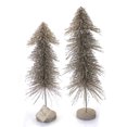 thumbnail image 3 of Christmas Elegant Downswept Sisal Trees Plastic Holiday Decor Glittered Sn7481, 3 of 3