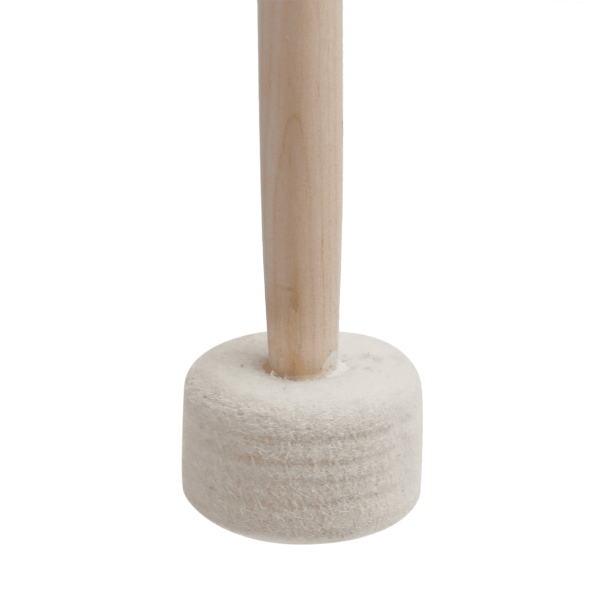 2 Pair Drum Mallet Stick Felt Mallet Timpani Stick Big Drum Hammer Timpani Mallet for Percussion Instrument