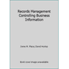 Records Management Controlling Business Information, Used [Hardcover]