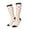 3 Black, variant on Women Crew Soft Moisture-wicking Socks love plaid fox Pattern Design Cotton Socks, One Size fit All
