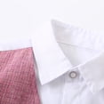 thumbnail image 4 of iEFiEL Baby Boys 3Pcs Formal Party Suit Toddlers Bow Tie Dress Shirt + Tuxedo Vest + Pants Wedding Birthday Party Outfit Pink 9-12 Months, 4 of 7