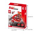 thumbnail image 4 of Kids Toys for 3 4 5 6 Years Old Boys,29.5" Large City Action Rescue Vehicle Toddler Playset with Lights Sounds,Police & Fire Station Transform Track with 4 Cars Helicopter Gifts for Boy Girl, 4 of 8
