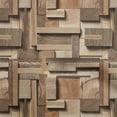 thumbnail image 1 of oneOone Cotton Poplin Brown Fabric Texture Wooden Ply Board Texture Sewing Craft Projects Fabric Prints By Yard 42 Inch Wide, 1 of 4