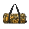 thumbnail image 2 of KLL Bees and Honeycombs Duffle Bag For Men Women Sport Gym Fitness Tote Travel Training Workout Basketball Football Weekender, 2 of 8