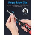 thumbnail image 5 of Precision screwdriver set, USB rechargeable cordless screwdriver with LED light, 9 screwdriver bits, automatic and manual modes, portable repair tools, 5 of 5