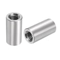 thumbnail image 1 of Unique Bargains 4Pack Round Connector Nuts, M10x30x16mm Coupling Nut Sleeve Rod Bar Stud Nut, 1 of 4
