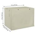 thumbnail image 4 of Heavy Duty Dog Crate Cover with Mesh Window for Medium and Large Kennels, Waterproof Anti-UV Pet Cage Cover, 4 of 7