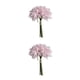 thumbnail image 3 of Inteprter Rosas artificiales 5 cabezas Flores falsas Novia Boda Ramo de flores Real Touch Ceremonia Evento Propuesta Blanco Rosa Type3 NO3, 3 of 6
