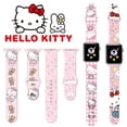 thumbnail image 2 of Hello Kitty-Correa de silicona para Apple Watch, banda bonita de 44mm, 45mm, 42mm, 40mm, 38mm, 41mm, 2 of 4