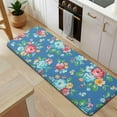 thumbnail image 5 of Pioneer Flower Floral Print Pattern Kitchen Rug Mat,Kitchen Runner Rugs Non Skid Washable,Decorative Kitchen Floor Mats for Kitchen,Sink,Laundry,17"x47.2", 5 of 7