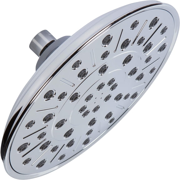 Aqua Elegante Rainfall Shower Head for Overhead Luxury Rain Showers - 2.5 GPM - Polished Chrome