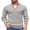 Light Grey, variant on COOFANDY Men's Quarter Zip Up Sweaters Slim Fit Lightweight Pullover Mock Neck Long Sleeve Polo Sweater