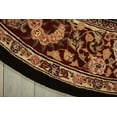 thumbnail image 4 of Nourison Nourison 2000 Black Area Rug Black 6' x 6' Round, 4 of 5