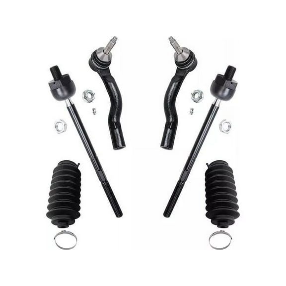 Front Tie Rod End Set - Compatible with 2003 - 2011 Ford Crown Victoria 2004 2005 2006 2007 2008 2009 2010