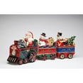 thumbnail image 3 of Ceramic Train Set Canisters Santa Frosty Nutcracker 21x5.5x9, 3 of 3