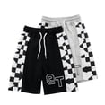 thumbnail image 3 of WOLLED Kids Girls Boys Cotton Shorts Youth Elastic Waist Five Points Pants Summer Jogging Sweat Shorts for 6-15 Years, 3 of 8