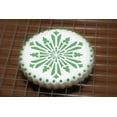 thumbnail image 3 of Designer Stencils Small Crystal Snowflakes 3 Cookie Stencils, Beige/semi-transparent, 3 of 4