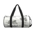 thumbnail image 2 of Haiem Summer Vacation Scene With Camping Van Pattern Gym Bag for Women Men, Waterproof Travel Duffel Bags, Personal Item Travel Bag Weekender Bag with Shoes Compartment & Wet Pocket, 2 of 8