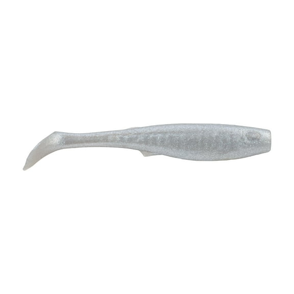Berkley Gulp! Saltwater Paddleshad Scented Swimbait, Chrome, 3 Inch