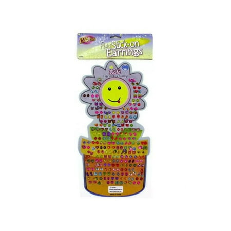 Large set stick-on earrings - Pack of 72