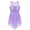 thumbnail image 3 of Traje de ballet para niñas, leotardo de gimnasia con lentejuelas y cuello halter, vestido de tutú, faldas de práctica de danza contemporánea, vestido de baile con tutú de bailarina, 3 of 5