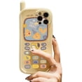 thumbnail image 7 of Cute Phone Case Compatible with iPhone 15 Series, Kawaii Classic Mobile Phone Case with Invisible Stand for Women Girls for iPhone 15 Series with Bracelets (iPhone 15 plus) Yellow, 7 of 7