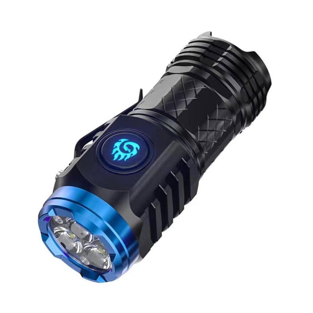 TROGN Flashlights Mini Flash Super Power Flashlight Power Flashlight Flashlight Clip High with Pocket Lumens