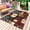 Blue Red, variant on American Flag Outdoor Rug 5x7 Ft - Reversible Patio Rug Outdoor Camping Rugs, Texas Star Farmhouse Sunflowers Blue Red Washable Indoor Outdoor Area Rugs, Non-Slip Outdoor Carpet Runner for Deck/Porch