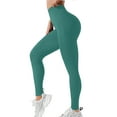 thumbnail image 3 of OVESPORT Women’s Scrunch Butt Lifting Leggings High Waist Seamless Workout Yoga Pants with V Back Tummy Control, 3 of 11