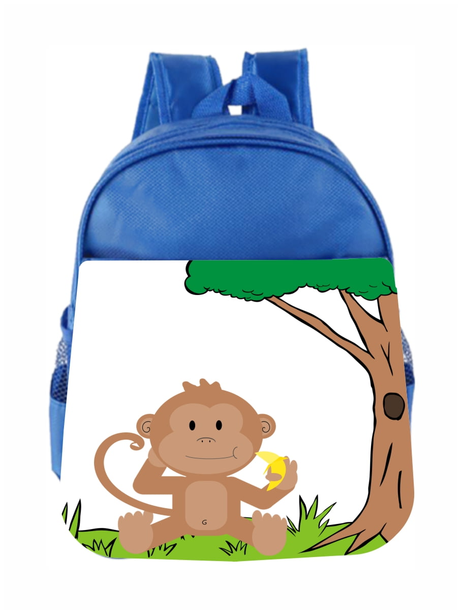Accessory Avenue Toddler Backpack Monkey Banana Toddler School Bag