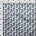 thumbnail image 6 of oneOone Polyester Lycra & Blue Fabric Paisleys Sewing Material Print Fabric By The Yard 56 Inch Wide, 6 of 6