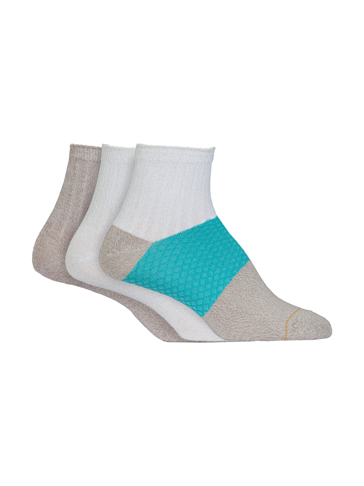 GT by GOLDTOE Ladies Super Soft Ankle Socks, 3-pack - Walmart.com