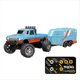 thumbnail image 1 of Mini Camión Monstruo Teledirigido, Escala 1:64, Todoterreno, Coche de Escalada, Control Remoto de 2,4 GHz, Juguete para Niños, Regalo, Naranja y Azul., 1 of 5