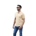 thumbnail image 4 of Iceglad Men's Knit Polo Shirts Cotton Short Sleeve Casual Collared Vintage Shirts Classic Fit Soft Shirts, 4 of 13