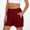 Wine, variant on Only Moment Women's Drawstring Sweat Shorts Polyester,Spandex Summer Elastic High Waist Soild Color Lounge Pants Casual Comfy Workout Gym Shorts with Pockets Womens Shorts Athletic Light Blue,S