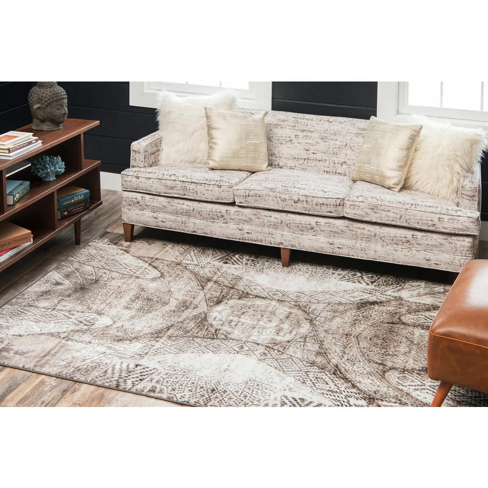 Unique Loom Albert Sofia Rug, Brown (8' 0 x 10' 0)