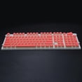 thumbnail image 3 of pudín de teclas mayúsculas de teclas blancas juego de teclas rgb teclado blanco, 3 of 4