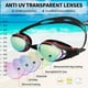 thumbnail image 2 of Nearsighted Swim Goggles, Shortsighted Optical Swimming Goggles No Leaking Anti Fog UV Protection for Adult Men Women, 2 of 5