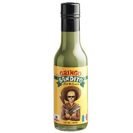 Gringo Bandito Green Hot Sauce ,5 oz bottle