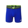 thumbnail image 3 of Calzoncillos bóxer New Balance 6 para hombre, paquete de 3, Team Royal/Lead/Bolt, 3 of 5