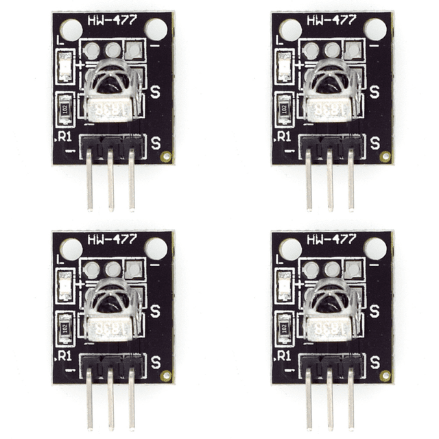Módulo receptor sensor infrarrojos KY-022 control remoto IR 3 pines rojo