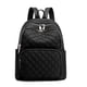 thumbnail image 5 of Mochila para mujer de gran capacidad, ligera, de nailon, con hilo bordado, mochila de viaje para mujer, mochila escolar sencilla e informal, 5 of 5