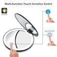 thumbnail image 4 of Jinsinto Compact Rechargeable Lighted Makeup Mirror For Travel And Handbags, 4 of 5