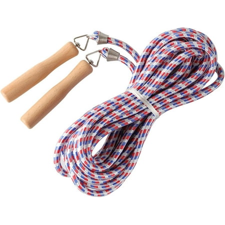 23FT/7M Long Jump Rope Double Dutch Jump Ropes Skipping Rope for GameSkipping Rope Multiplayer Group School, Company,Fun Games,Agility Play(Color Random)
