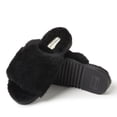 thumbnail image 2 of Fireside by Dearfoams Women's Cairns Genuine Shearling Slide Slipper with Metallic Trim, 2 of 5