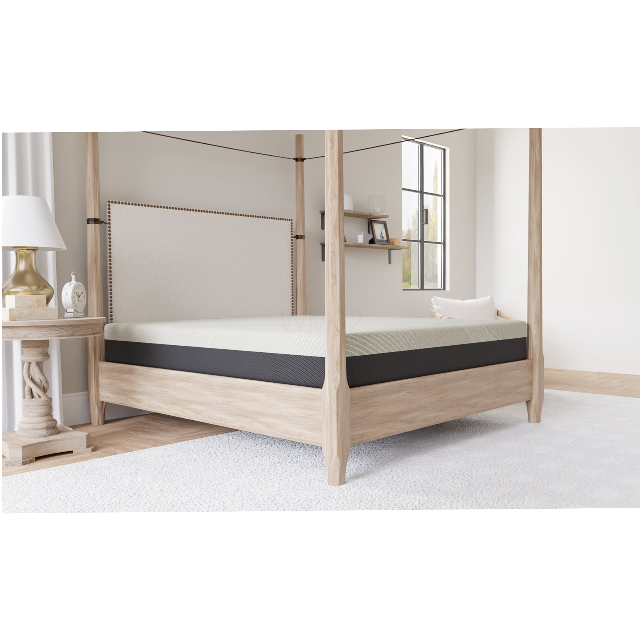 Full Size Firm Gel Memory Foam Mattress, 8 Inch Tight Top Bed Mattress for Cool Sleep & Pressure Relief